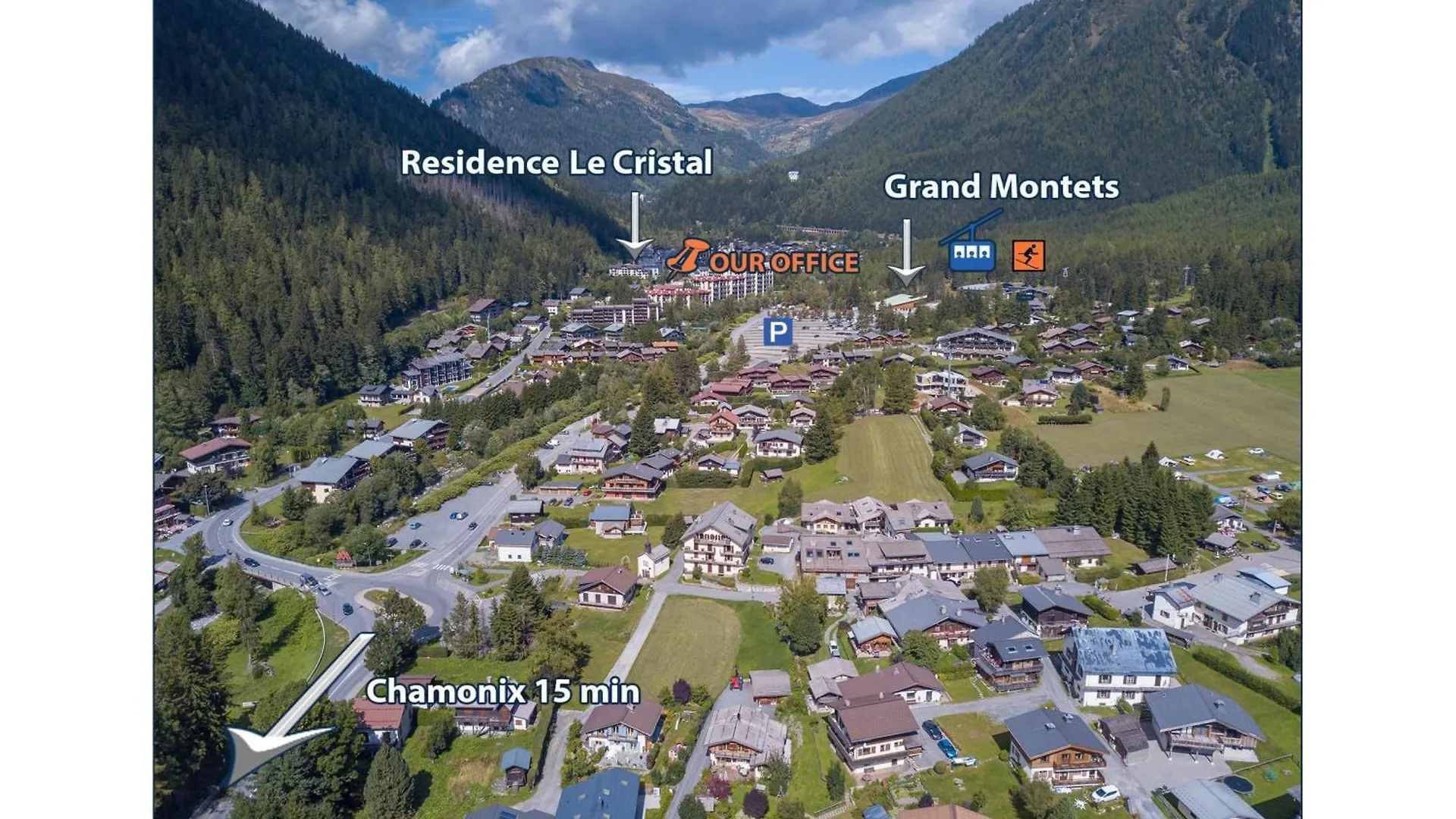 Apartmán Residence Le Cristal - Grands Montets 20 - Happy Rentals Chamonix Francie
